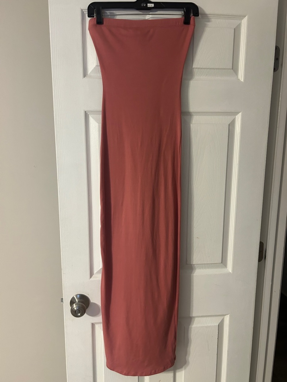 Strapless Maxi Dress in Dusty Rose